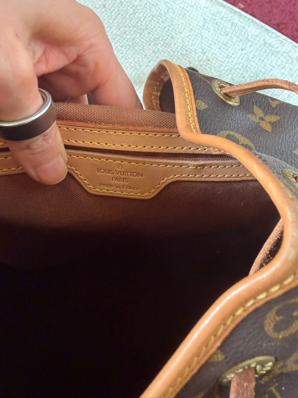 Louis Vuitton Montsouris GM Backpack Monogram (Vintage) - Picture 10 of 15